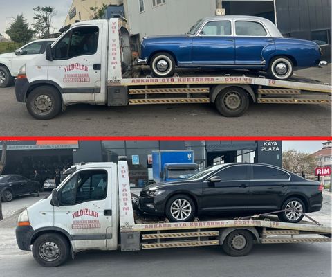 Çamlıdere bölgesinde oto çekici ve yol yardım hizmet görseli